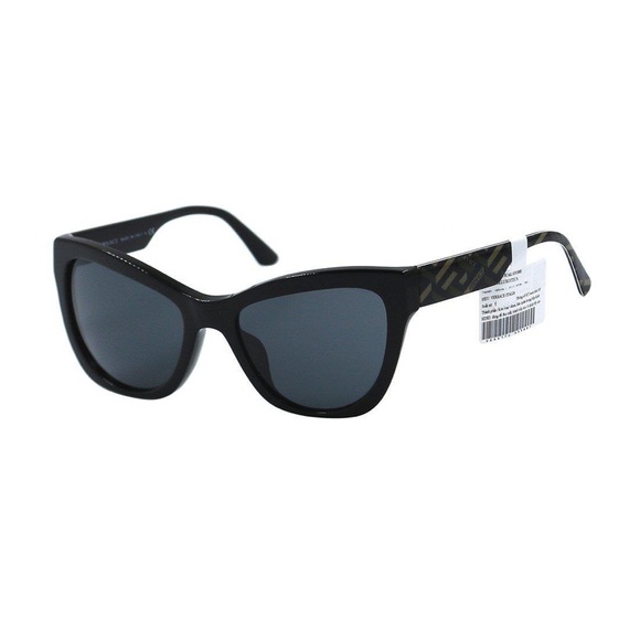NEW VERSACE BLACK SUNGLASSES - Picture 1 of 5